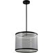 Cora LED 17.7 inch Black and Black Pendant Ceiling Light