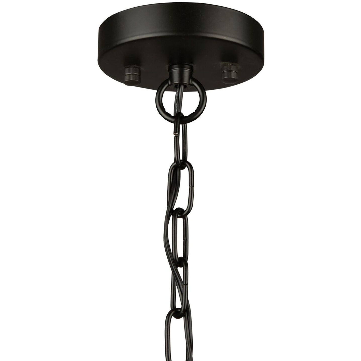 Perris LED 24 inch Black Chandelier Ceiling Light