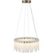 Roselle LED 18.5 inch Legacy Brass Pendant Ceiling Light