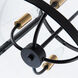 Bonita LED 17 inch Black and Brushed Brass Pendant Ceiling Light