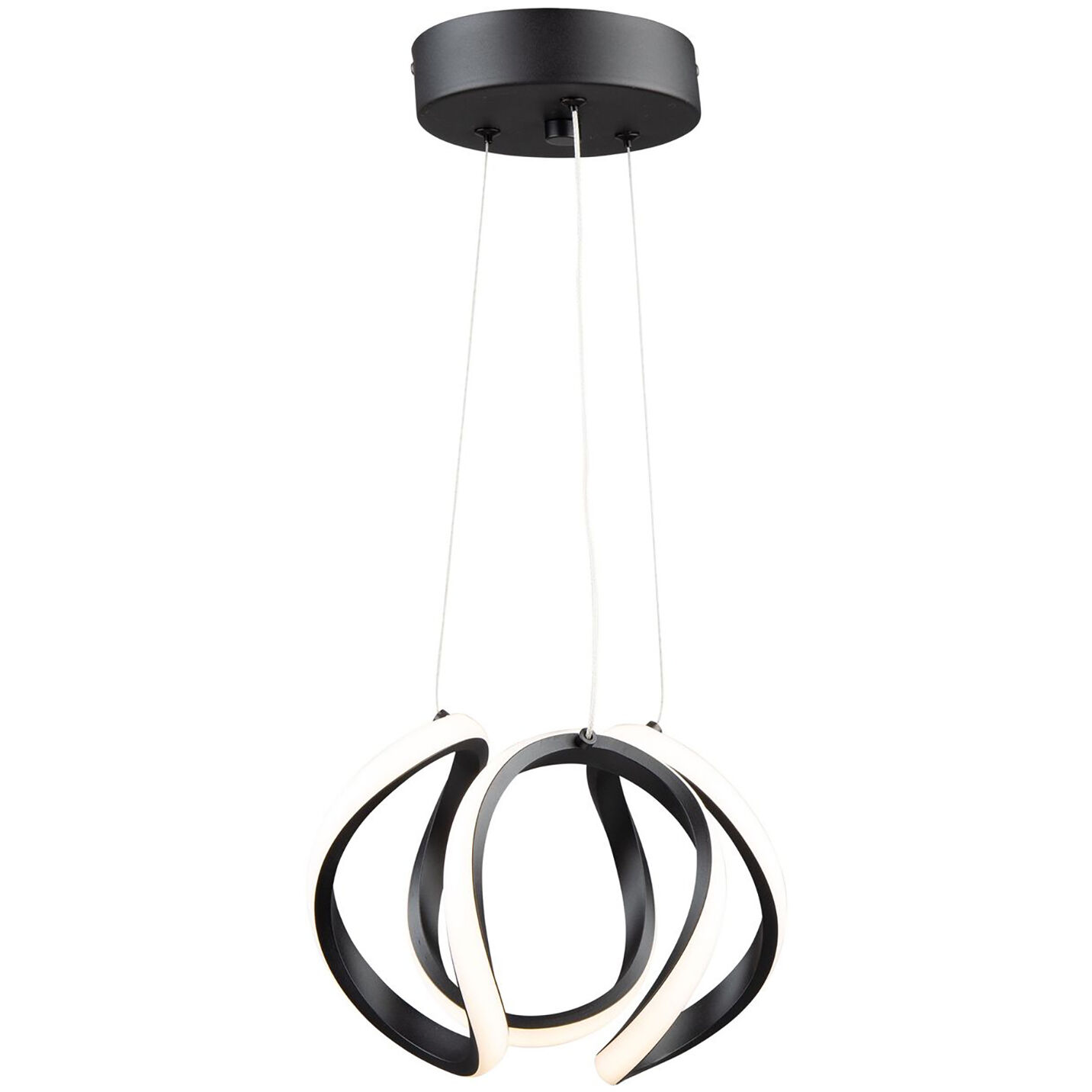 Mira LED 9.5 inch Black Pendant Ceiling Light