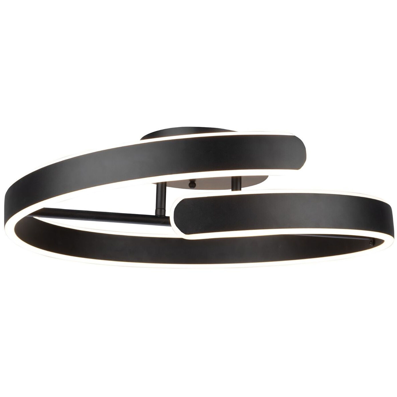 Sirius LED 19.75 inch Black Semi-Flush Mount Ceiling Light