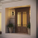 Charleston LED 16.25 inch Black and Vintage Gold Outdoor Wall Light