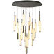 Lumina LED 39.4 inch Forged Bronze Pendant Ceiling Light