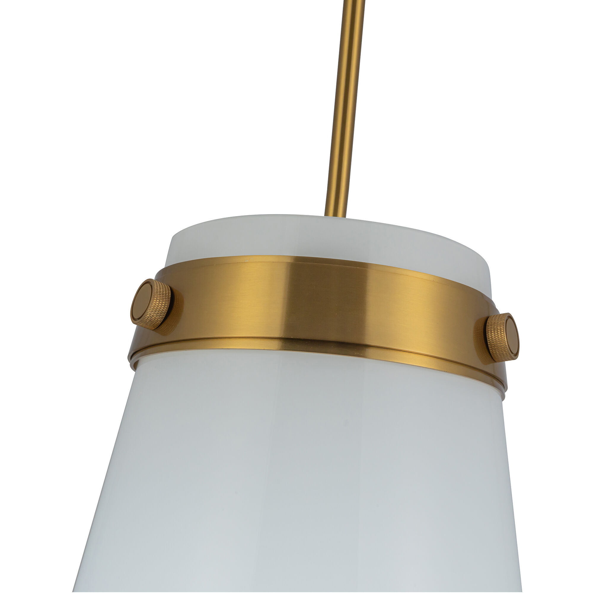 Dahlia 1 Light 12 inch Brushed Brass Pendant Ceiling Light