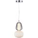 Cyra LED 6.5 inch Chrome Down Pendant Ceiling Light