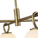 Velora LED 20 inch Legacy Brass Pendant Ceiling Light