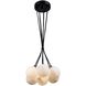 Camila LED 11.5 inch Black Down Pendant Ceiling Light