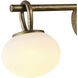Velora LED 23 inch Legacy Brass Wall Sconce Wall Light