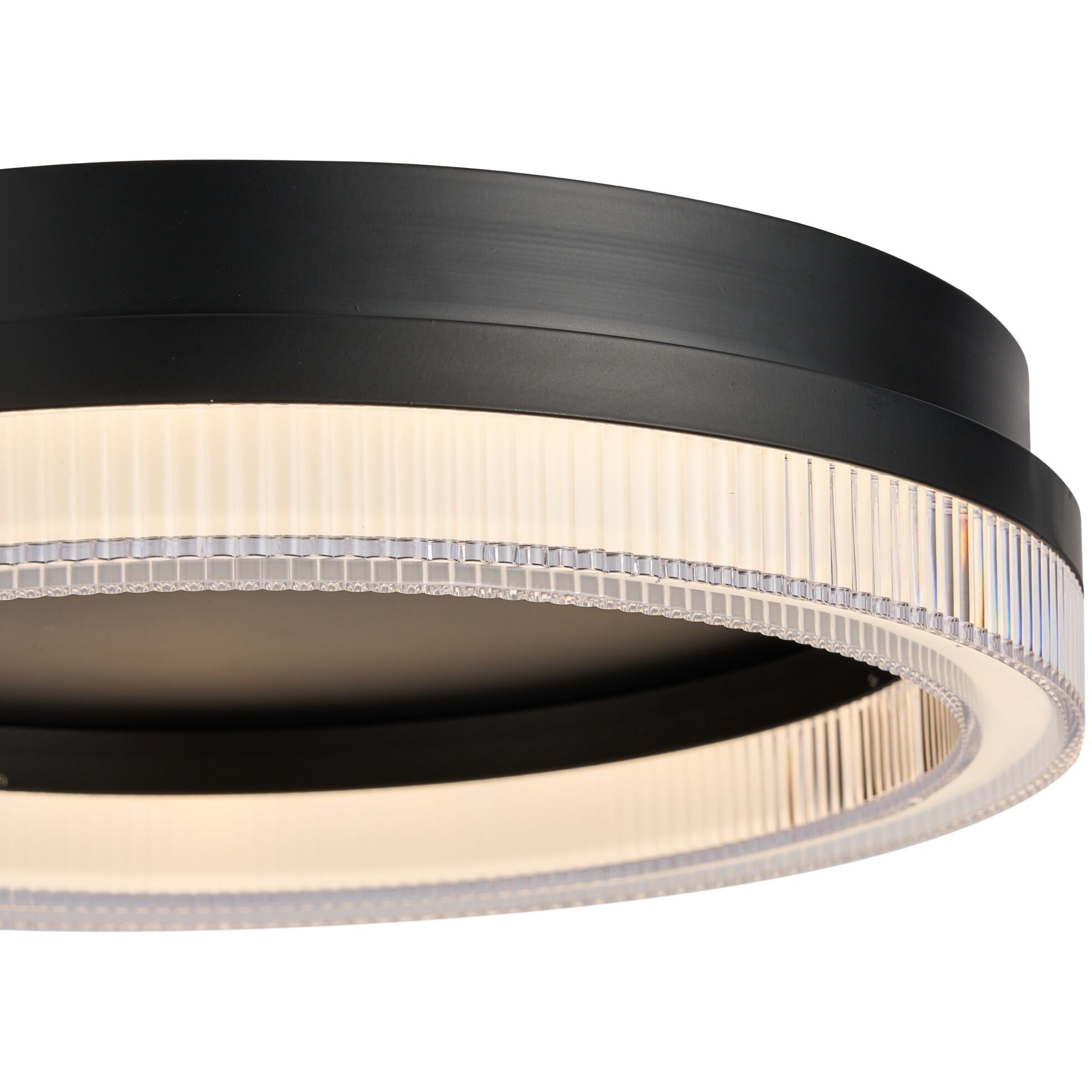 Ari LED 15.8 inch Black Flush Mount Ceiling Light
