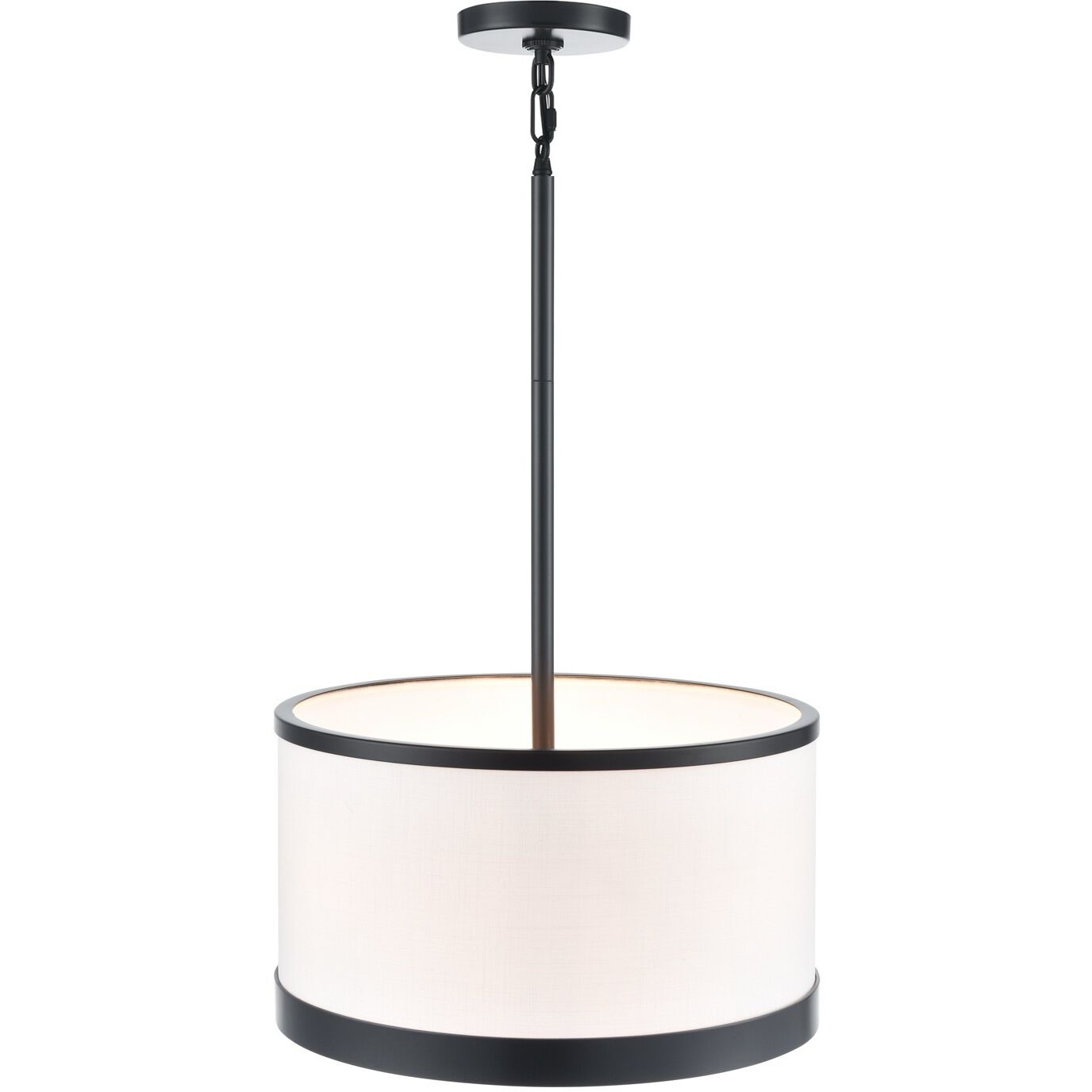 High Street 3 Light 12.01 inch Black Pendant Ceiling Light