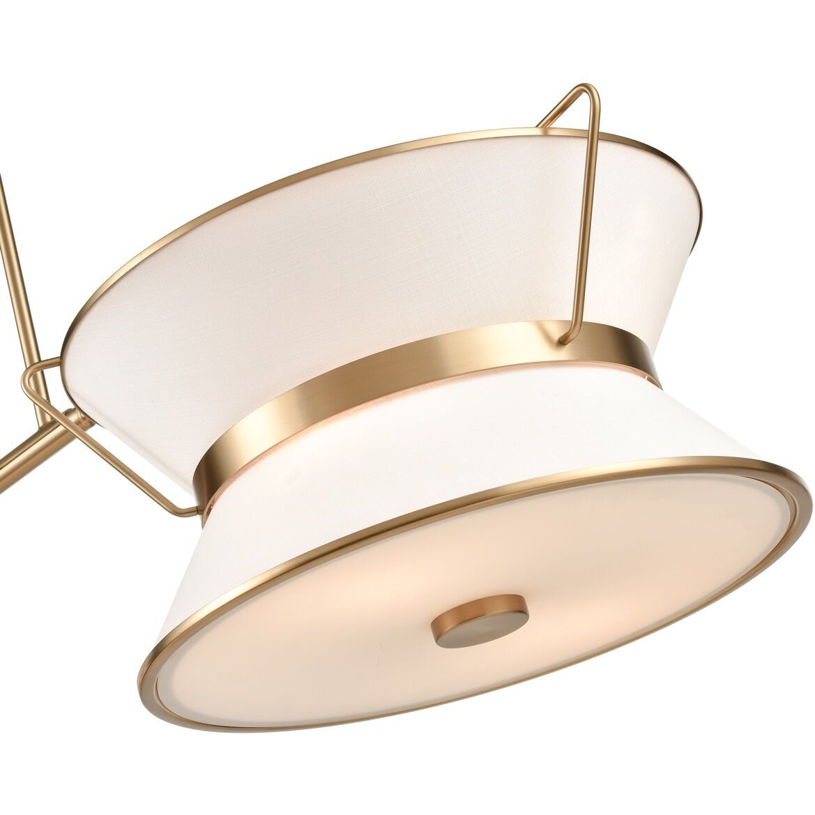 Layla LED 47.9 inch Brushed Brass Island/Pool Table Ceiling Light