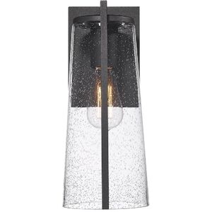 Portofino LED 14 inch Black Outdoor Wall Light