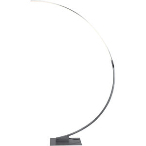 Cortina 74 inch 25.00 watt Brushed Grey Floor Lamp Portable Light