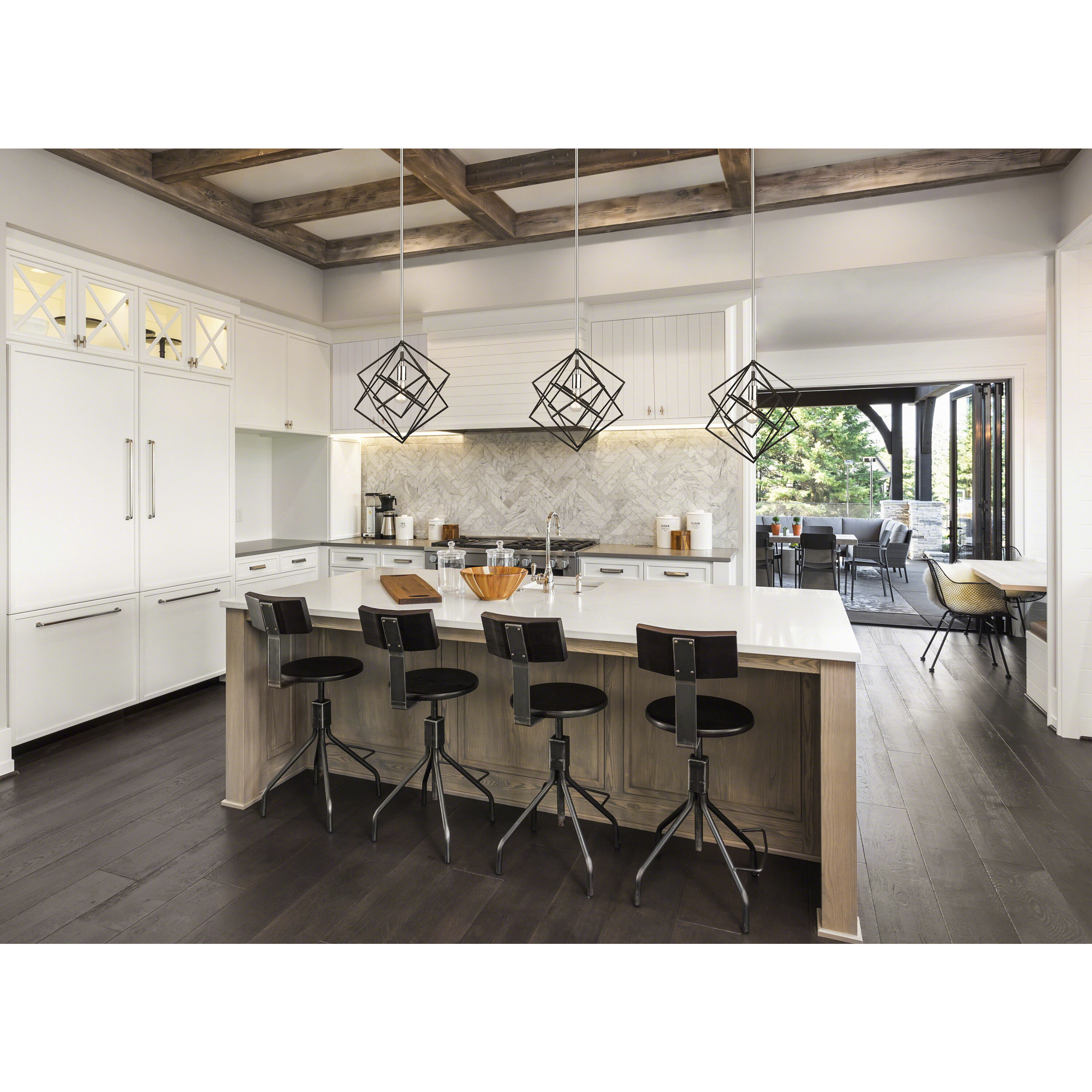 Artistry LED 16 inch Polished Nickel Pendant Ceiling Light