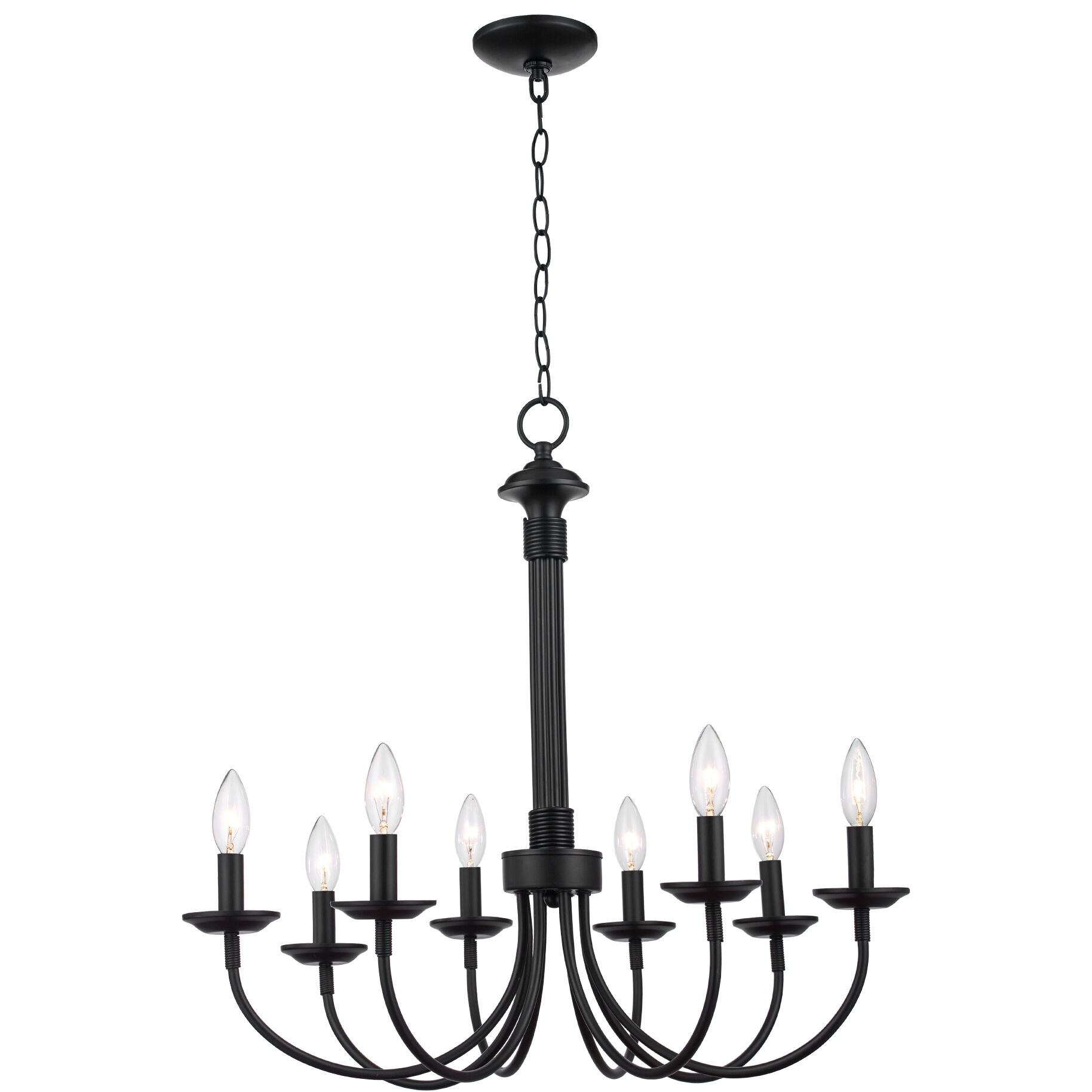 Candle 8 Light 26.50 inch Chandelier