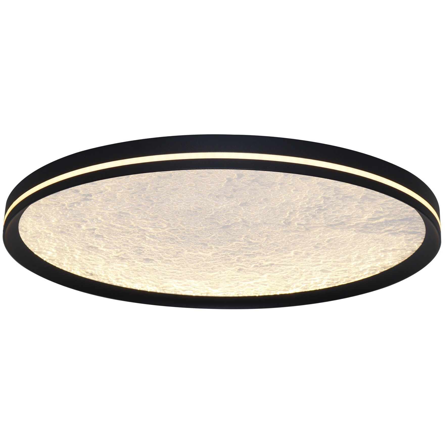 Luna LED 15.75 inch Black Flush Mount Ceiling Light