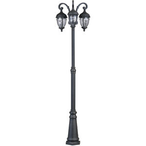 Anapolis 3 Light 92 inch Oil Rubbed Bronze Outdoor Post Light