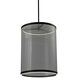 Cora LED 17.7 inch Black and Black Pendant Ceiling Light