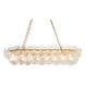 Bloom LED 47.25 inch Brass Chandelier Ceiling Light