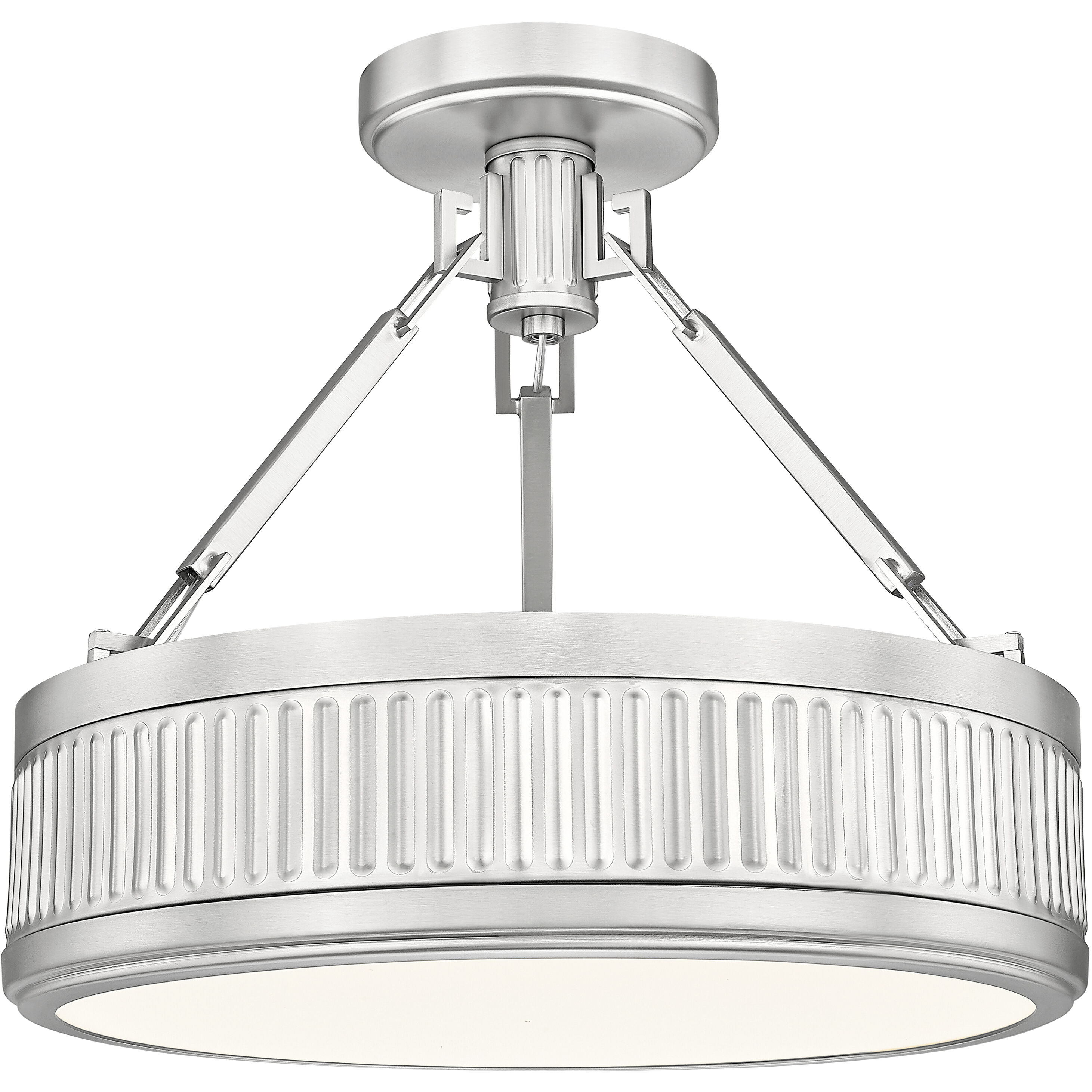Quinn 1 Light 15.00 inch Semi-Flush Mount