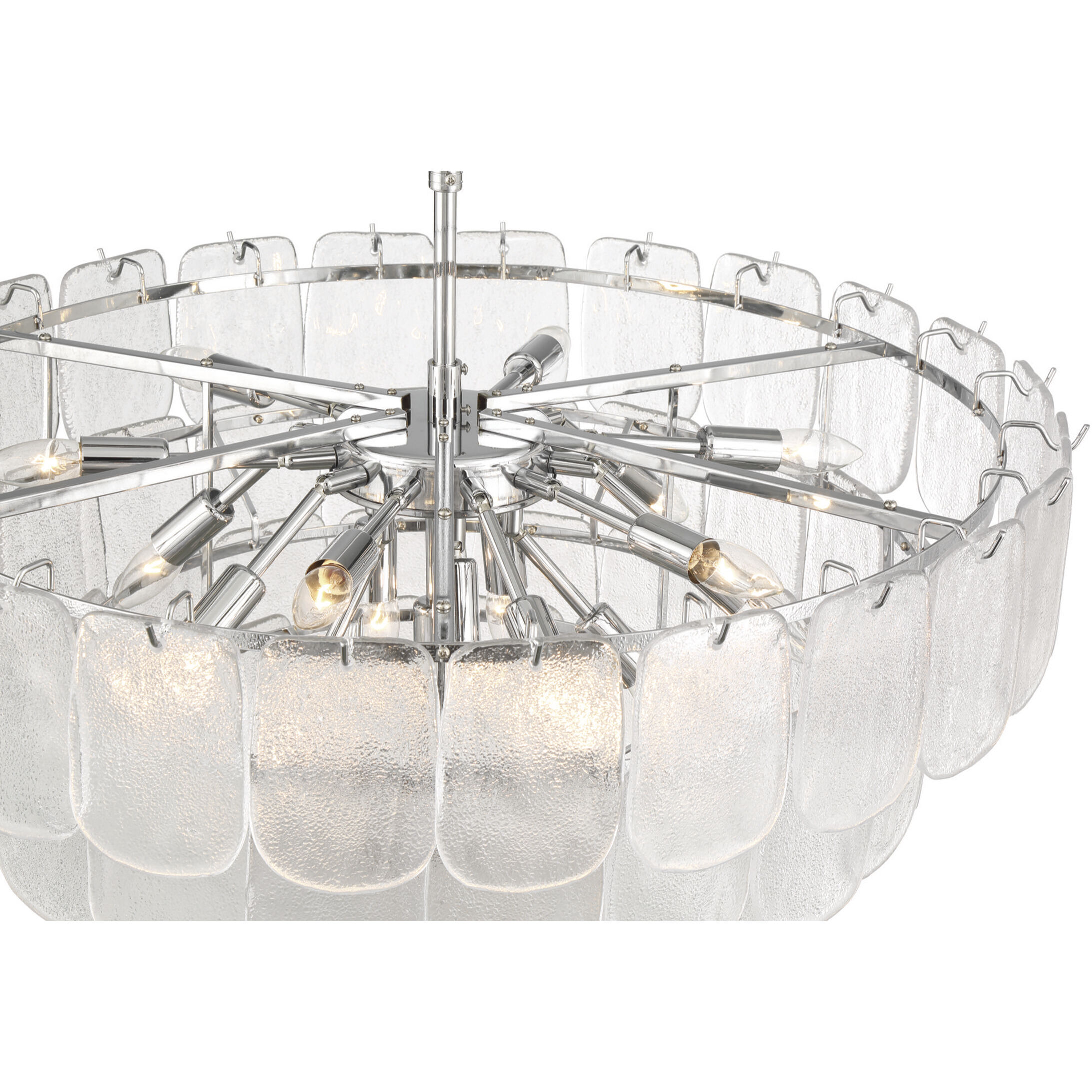 Bianca 19 Light 32.25 inch Polished Nickel Chandelier Ceiling Light in Crystalline