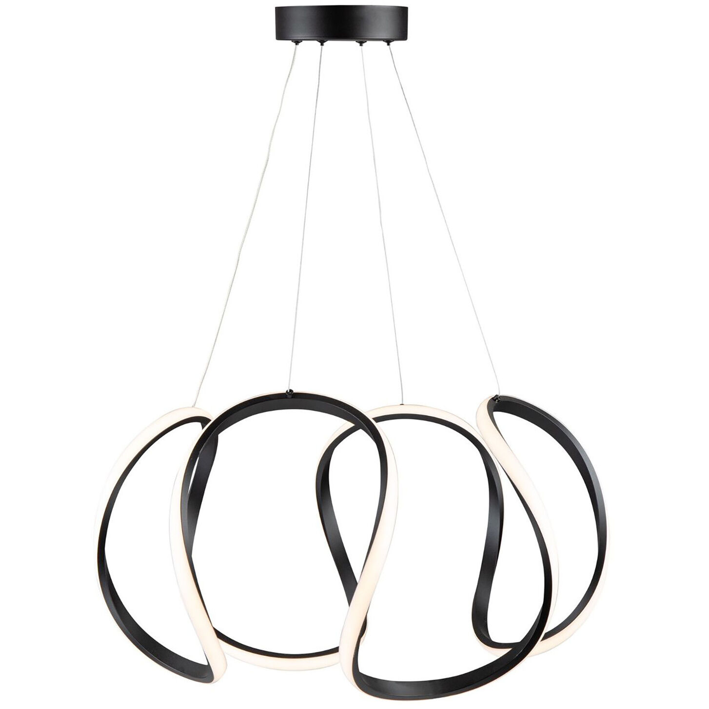 Mira LED 24.8 inch Black Pendant Ceiling Light