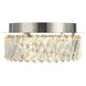 Alya LED 11.81 inch Polished Nickel Flush Mount Ceiling Light