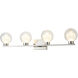 Colton LED 33 inch Polished Nickel Bathroom Vanity Wall Light
