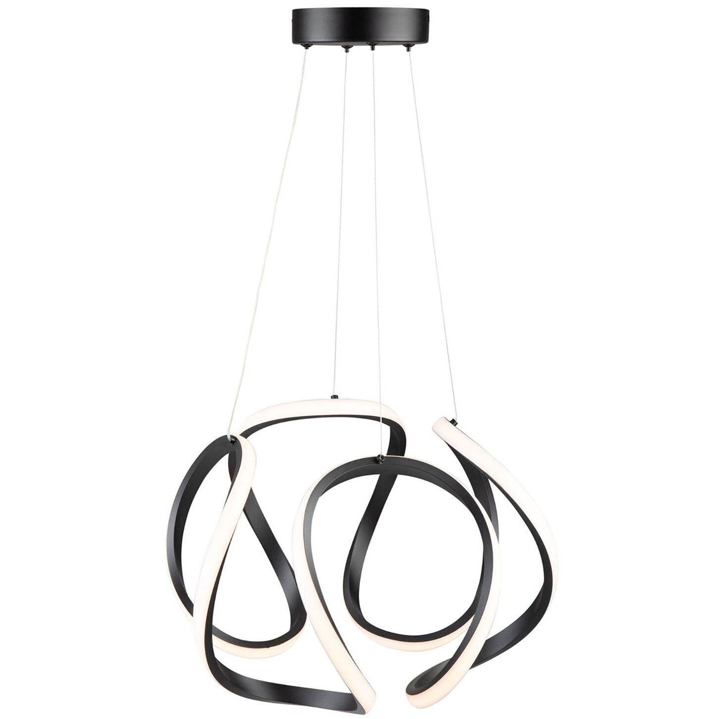 Mira LED 17.7 inch Black Pendant Ceiling Light