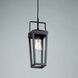 Carriage 1 Light 4.7 inch Black Down Pendant Ceiling Light