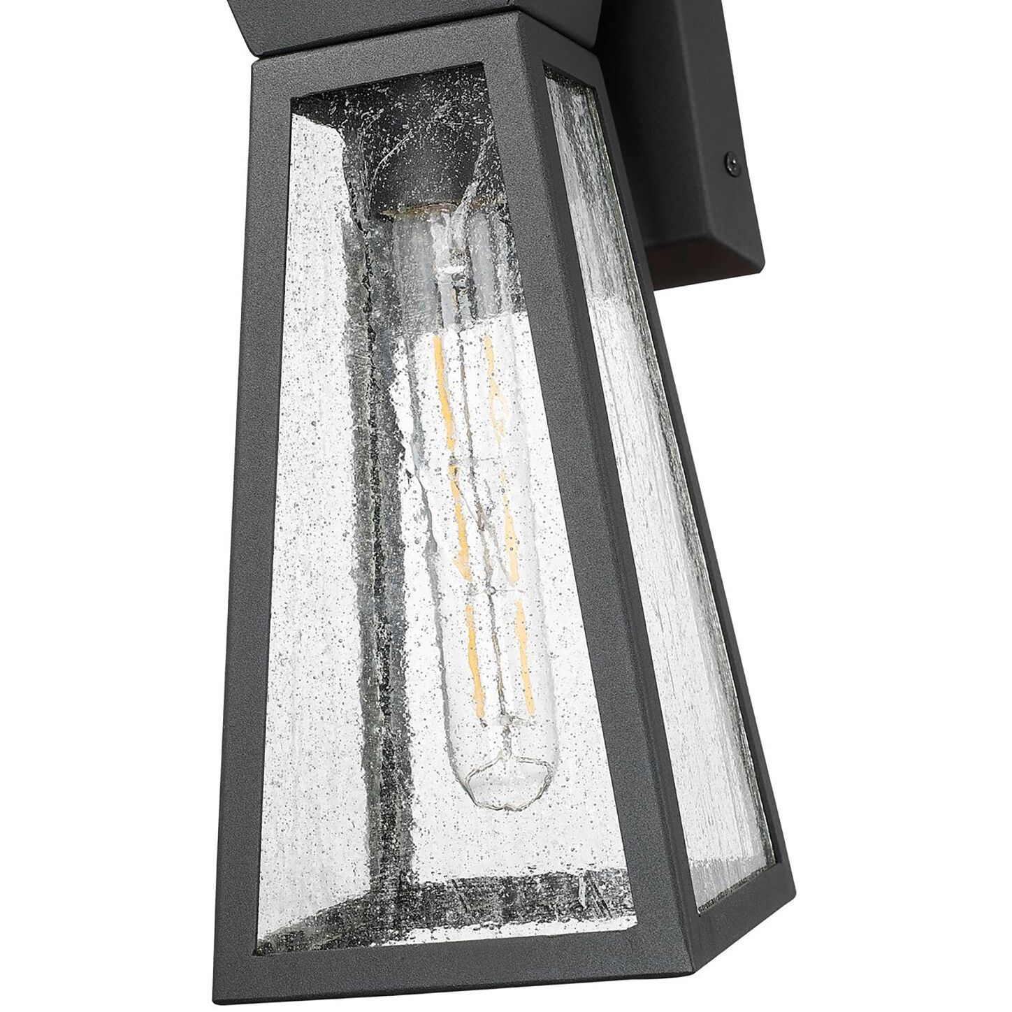 Lucian LED 12 inch Black Outdoor Wall Light