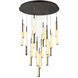 Lumina LED 39.4 inch Forged Bronze Pendant Ceiling Light