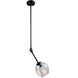 Organic LED 6.25 inch Black Pendant Ceiling Light