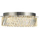 Alya LED 15.75 inch Polished Nickel Flush Mount Ceiling Light