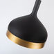 Dash LED 41 inch Black and Gold Island Light Ceiling Light