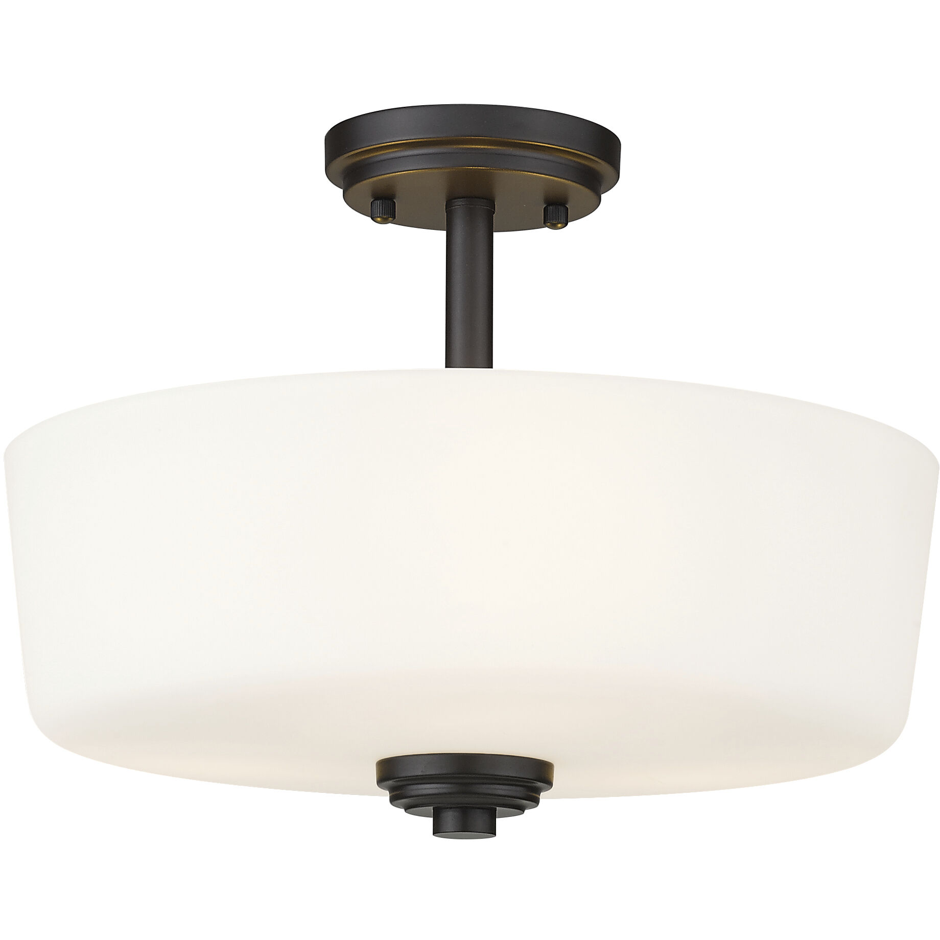 Arlington 3 Light 14.75 inch Semi-Flush Mount