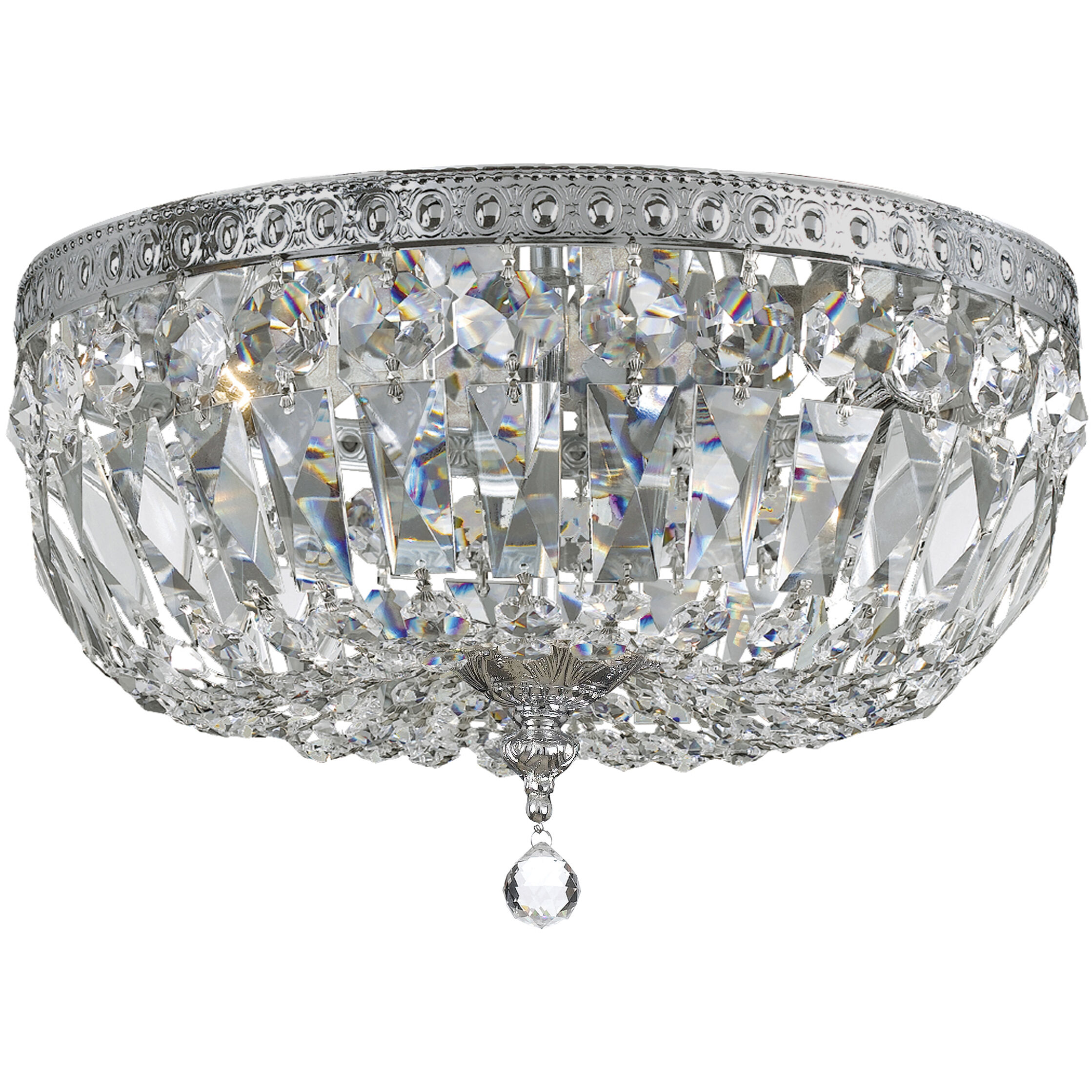 Everett 3 Light 14.00 inch Flush Mount