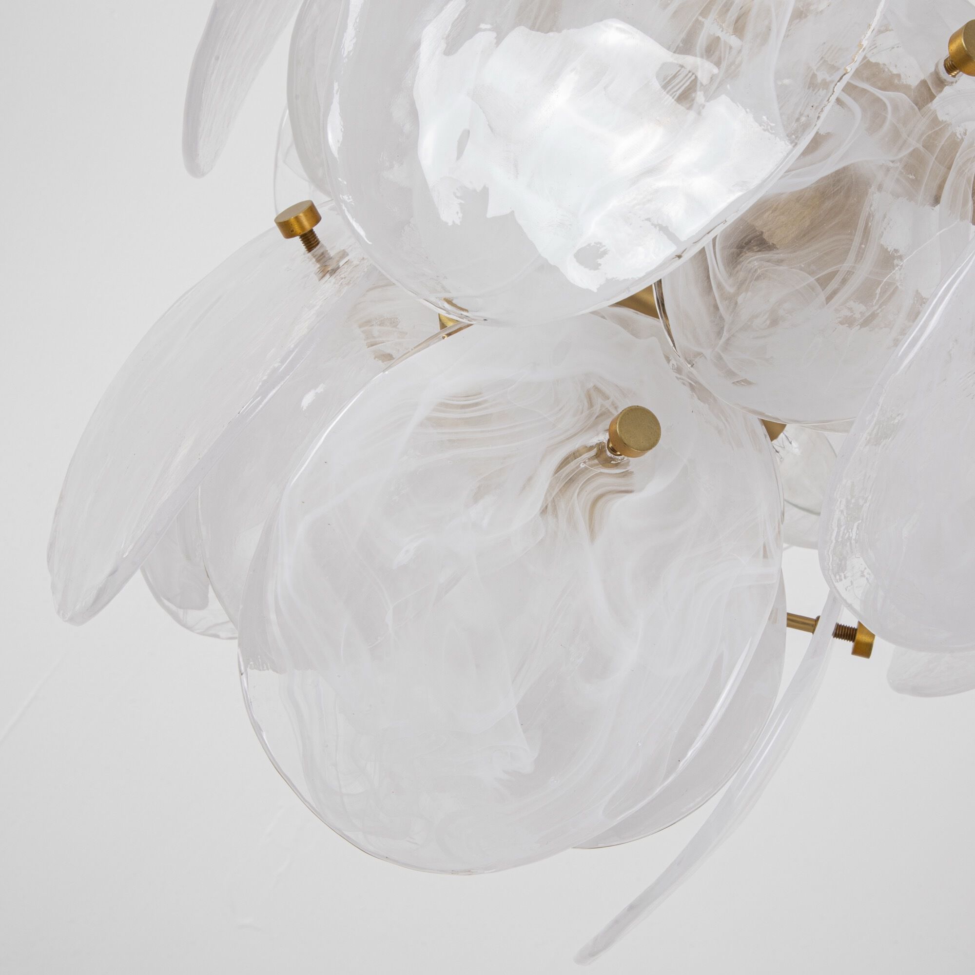 Lily 4 Light 16.25 inch Brushed Brass Chandelier Ceiling Light