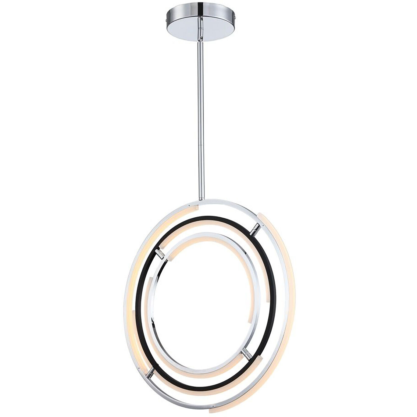 Trilogy LED 24 inch Polished Nickel Pendant Ceiling Light