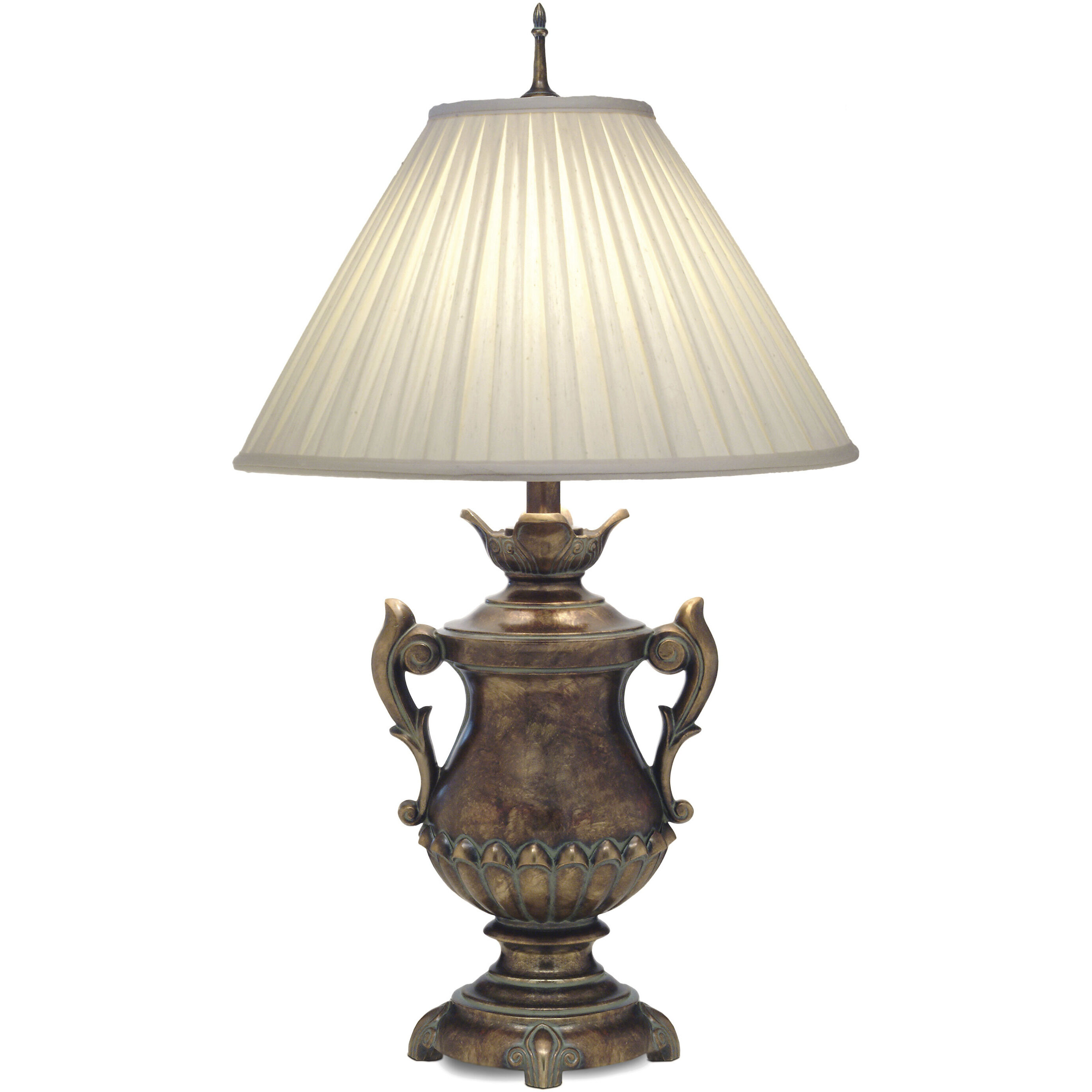 Ellie 31 inch 150 watt Tortoise Shell Table Lamp Portable Light