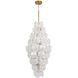 Lily 15 Light 28.03 inch Brushed Brass Chandelier Ceiling Light