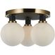 Gem 3 Light 14.50 inch Semi-Flush Mount