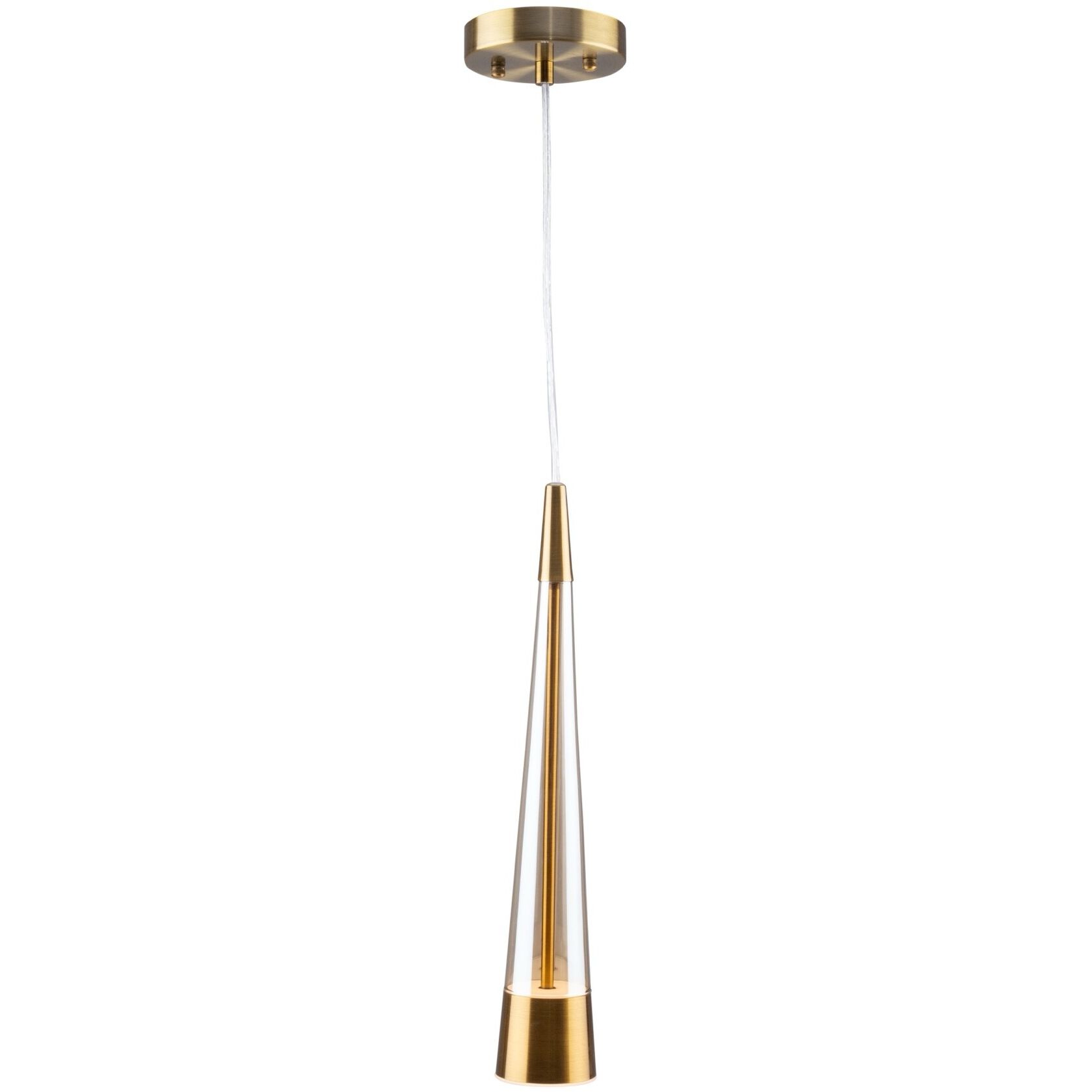 Sunnyvale LED 2.5 inch Brass Down Pendant Ceiling Light