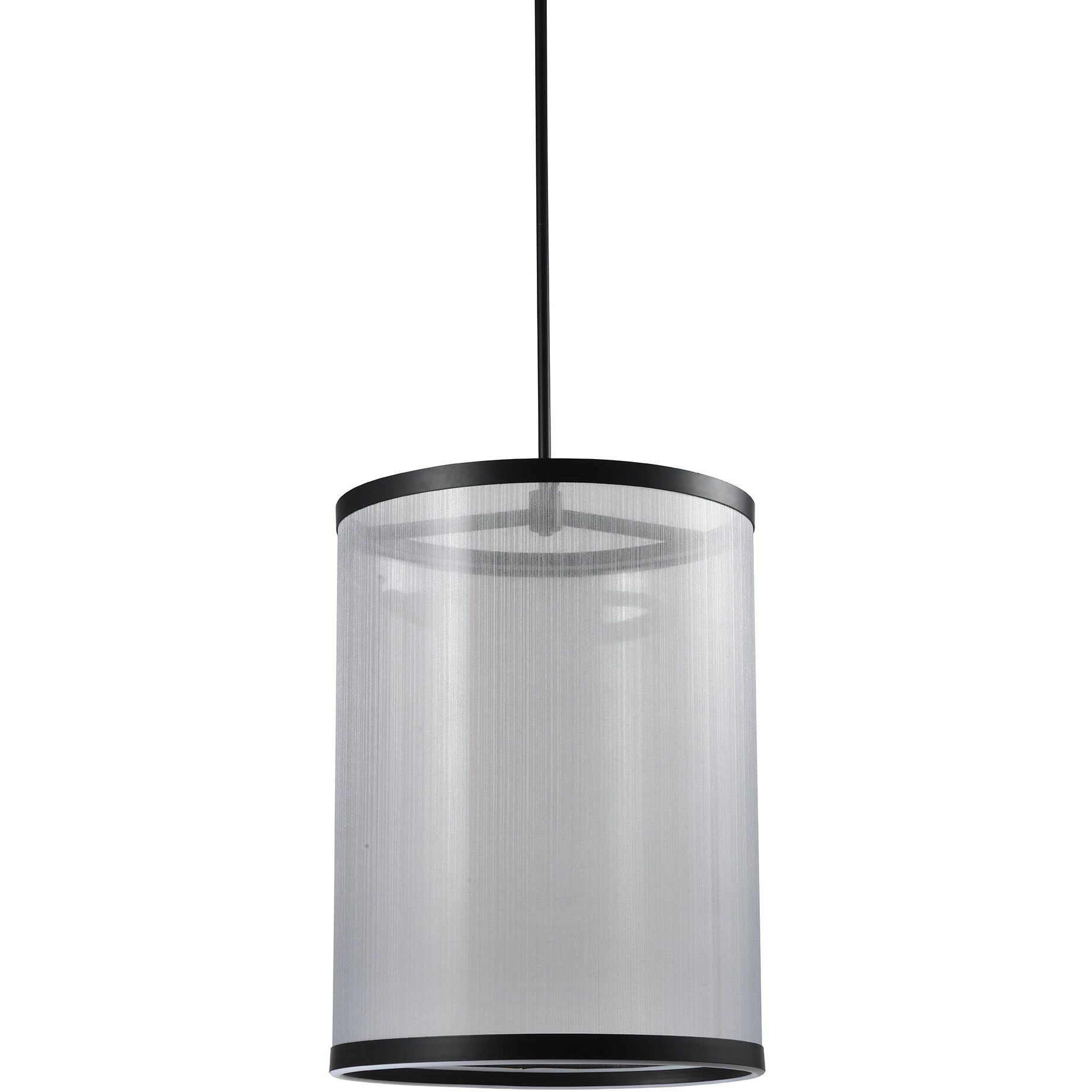 Cora LED 17.7 inch Black and Black Pendant Ceiling Light
