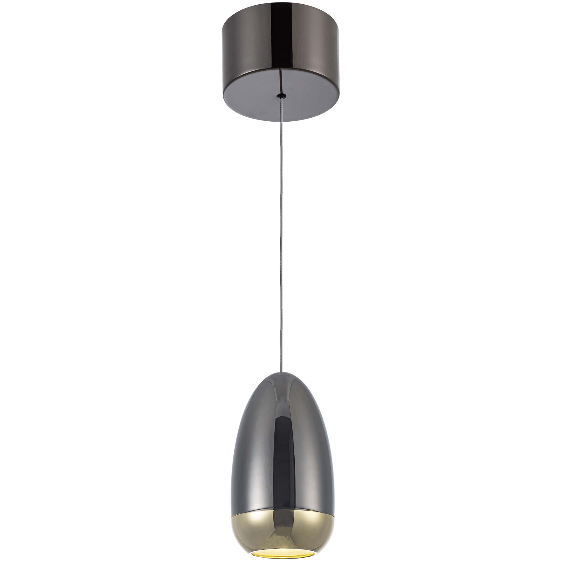 Royal Pearl LED 13.2 inch Gun Metal Pendant Ceiling Light