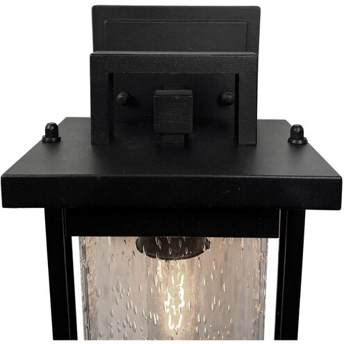 Port Charlotte Collection 15.5 inch Matte Black Outdoor Wall Sconce