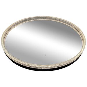 Reflections 23.6 X 23.6 inch Matte Black LED Mirror