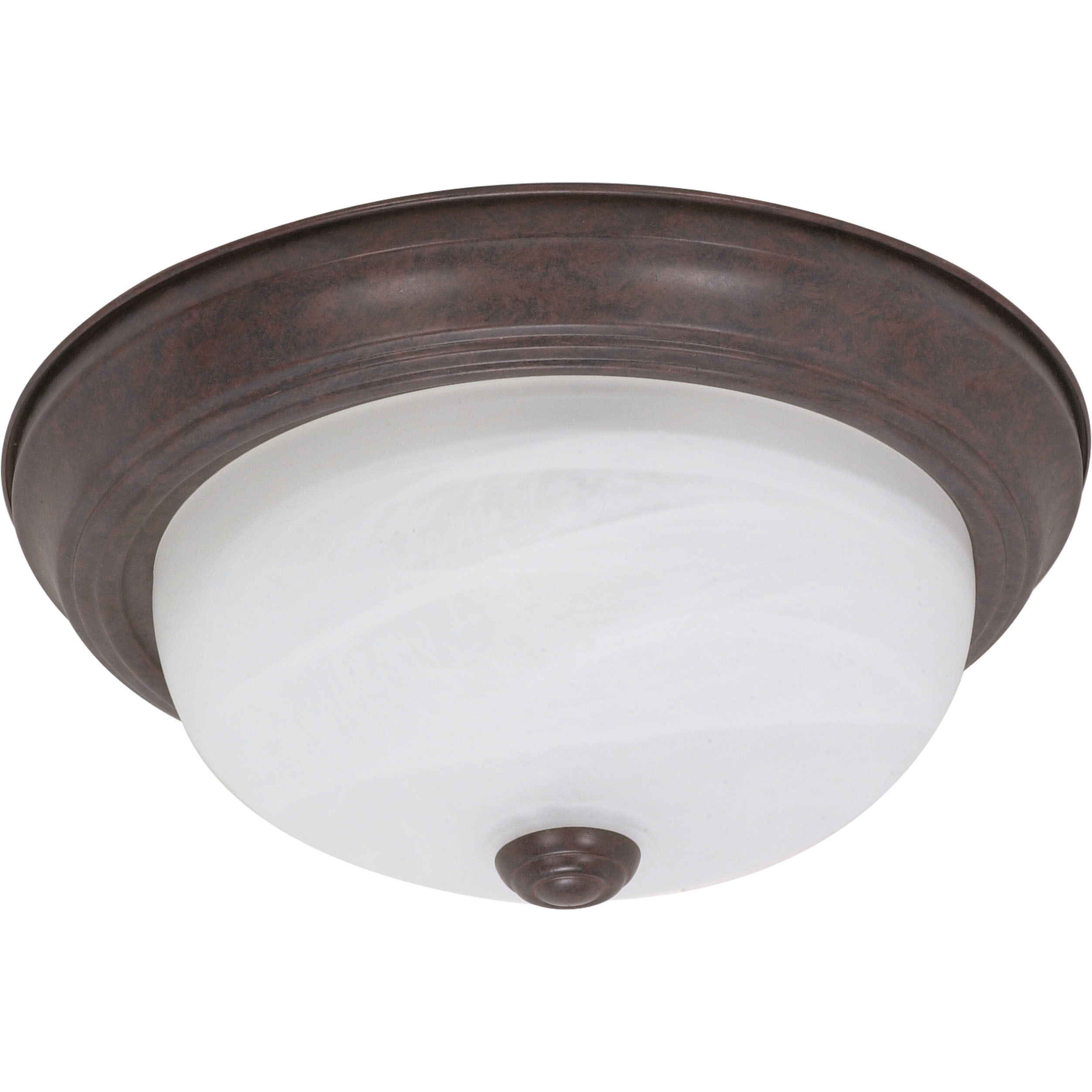 Brentwood 2 Light 11 inch Old Bronze Flush Mount Ceiling Light