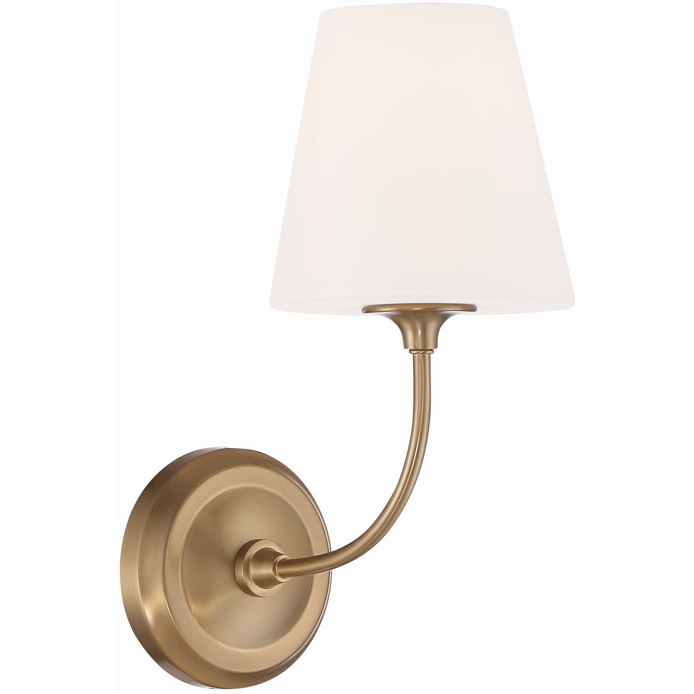 Sylvan Bath Sconce Wall Light in Vibrant Gold